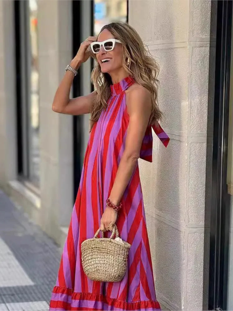 Elodie Stylish Summer Maxi Dress – Lightweight, Elegant, and Breathable for Summer