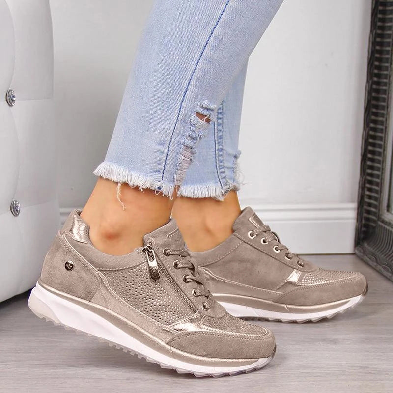 Mirjam Orthopedic Sneakers with Zipper – Comfortable, Stylish Footwear for Autumn and Summer