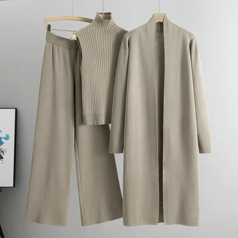 Elle Elegant Antonietta 3-Piece Classic Set with Timeless Style for Autumn