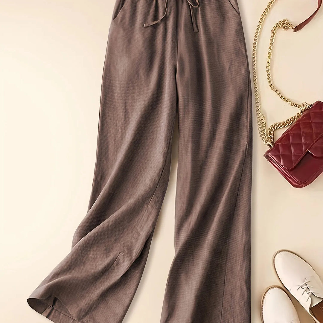 Tina Relaxed Linen Pants Breathable Comfort Lightweight Summer & Autumn