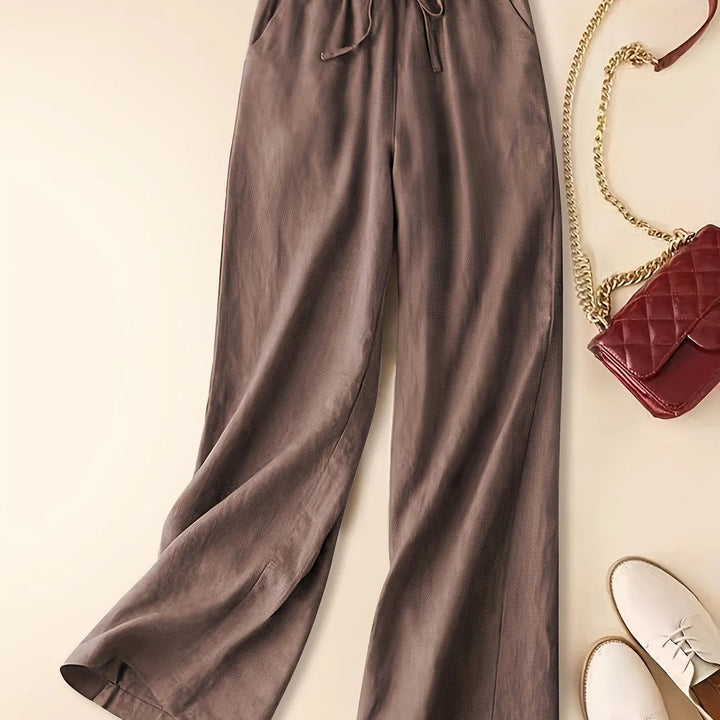 Tina Relaxed Linen Pants Breathable Comfort Lightweight Summer & Autumn