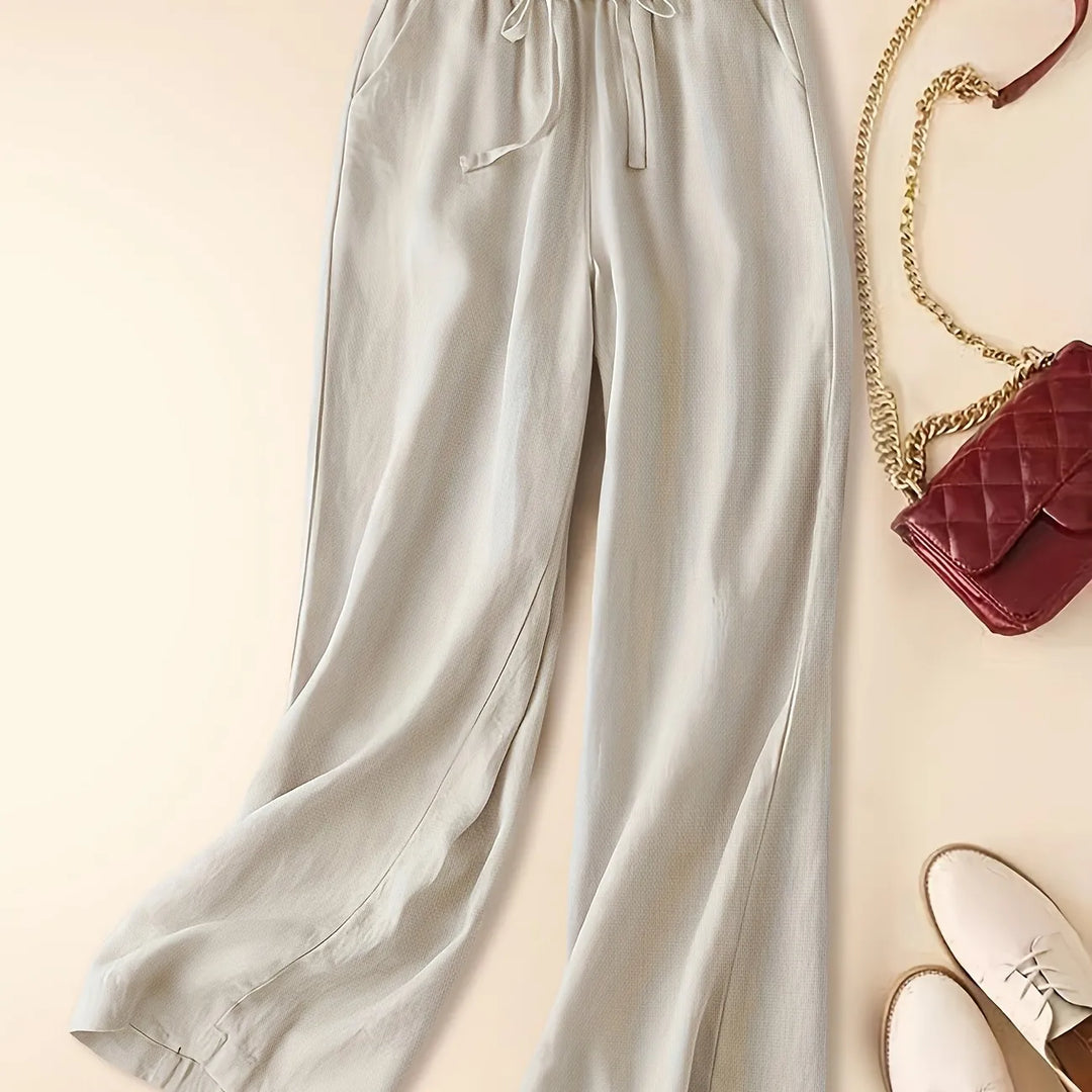 Tina Relaxed Linen Pants Breathable Comfort Lightweight Summer & Autumn