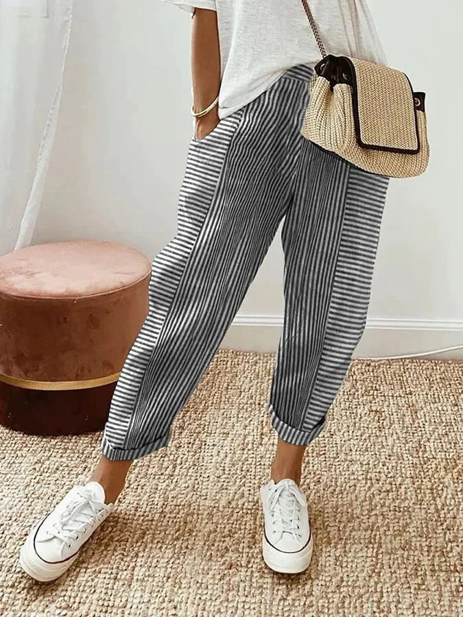 Lola Casual Summer Loose-Fit Breathable Pants for Comfortable Warm-Weather Wear