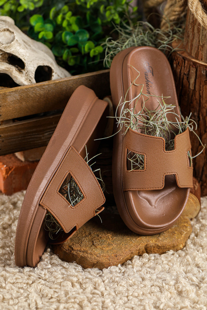Nandine Women's Block Design Sandals with Comfort for Summer and Autumn
