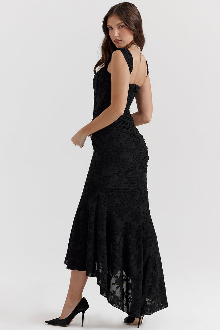 Sienna Elegant Waist Dress – Timeless Sophistication for Autumn