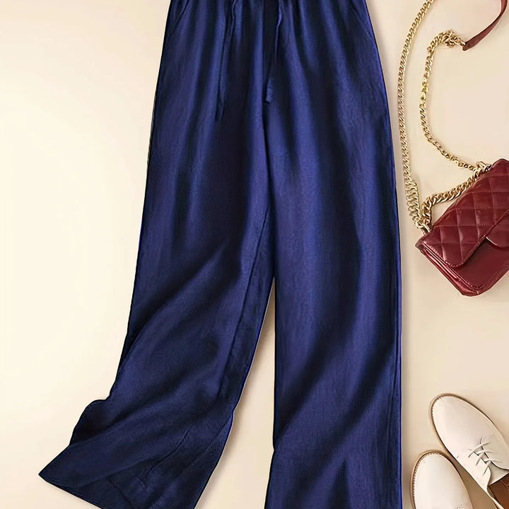 Tina Relaxed Linen Pants Breathable Comfort Lightweight Summer & Autumn