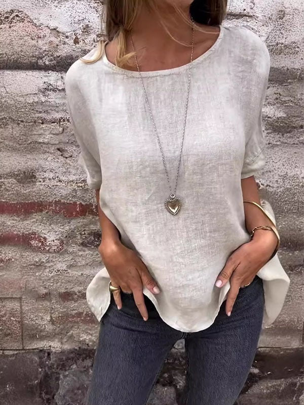 Annette Minimalist Relaxed Top Everyday Comfort Autumn Essential