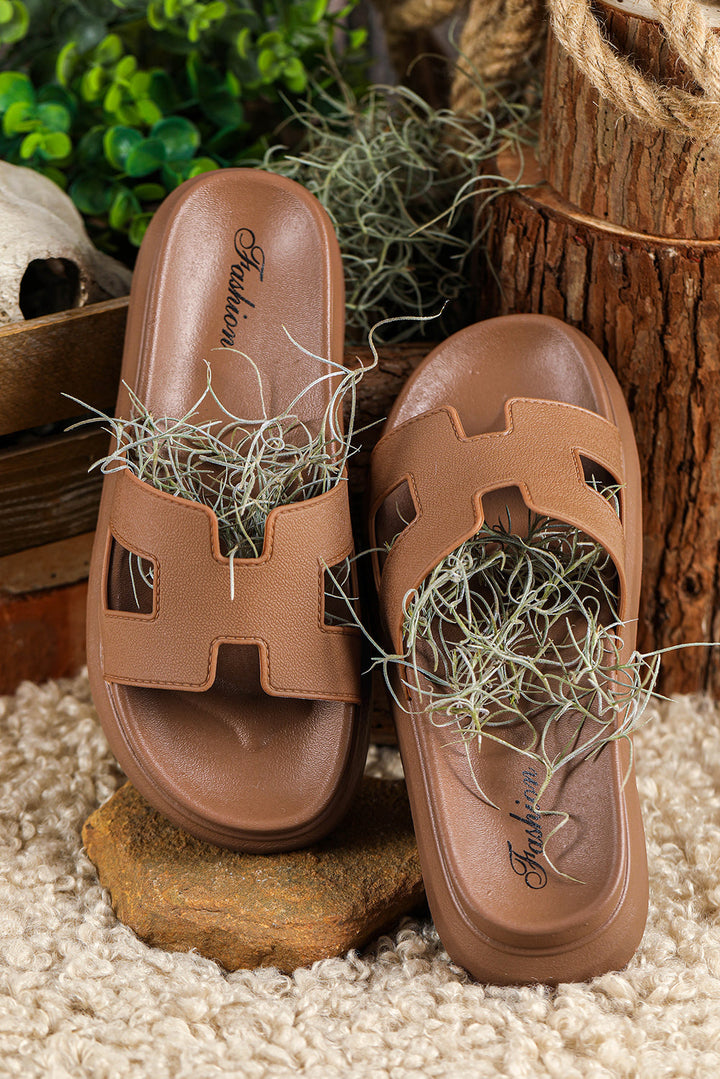 Nandine Women's Block Design Sandals with Comfort for Summer and Autumn