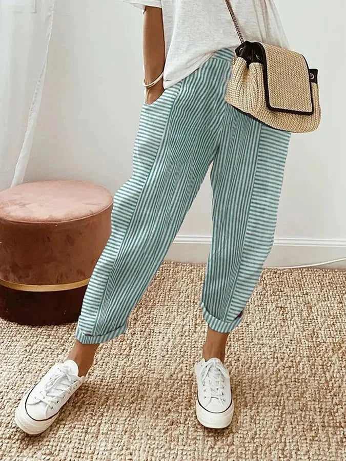 Lola Casual Summer Loose-Fit Breathable Pants for Comfortable Warm-Weather Wear