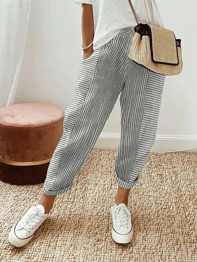 Lola Casual Summer Loose-Fit Breathable Pants for Comfortable Warm-Weather Wear