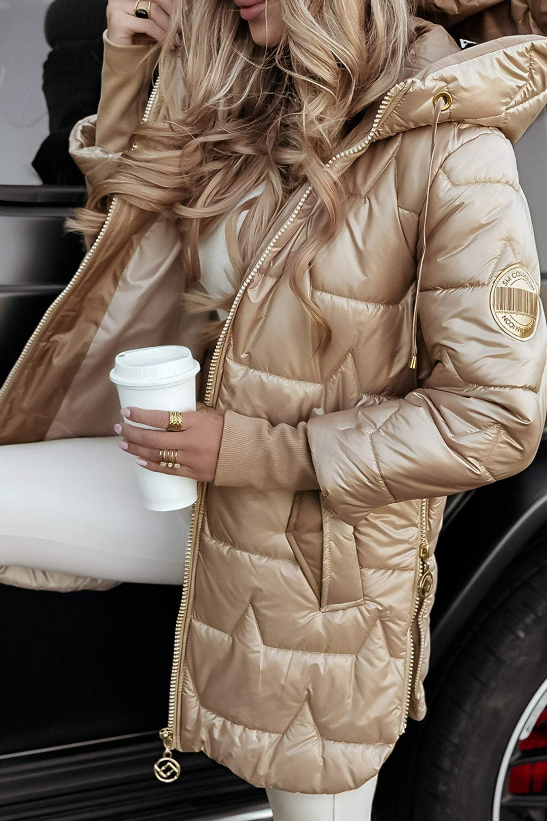 Astrid Autumn Cotton Jacket with Comfort, Warmth & Hood for Fall Season