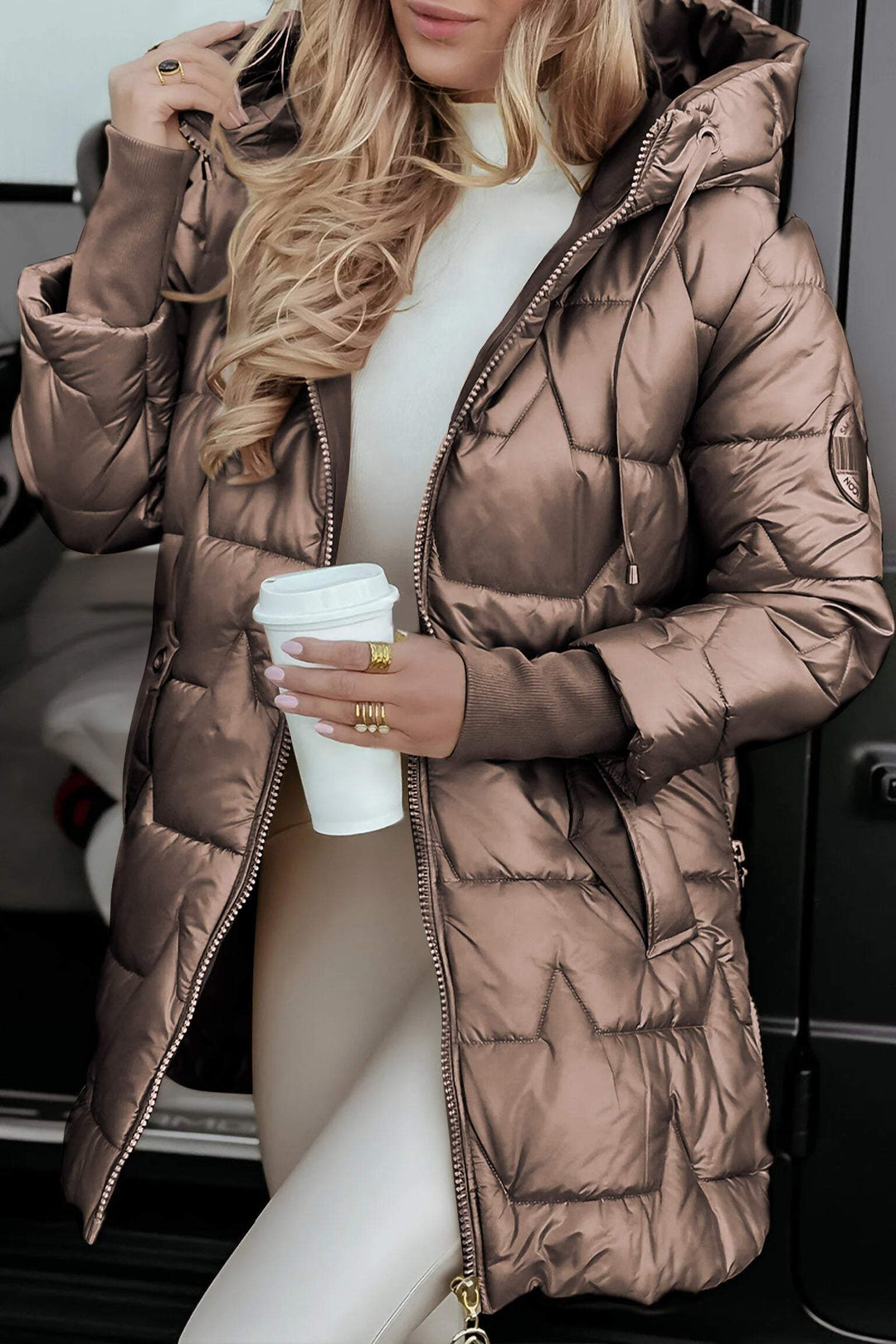 Astrid Autumn Cotton Jacket with Comfort, Warmth & Hood for Fall Season