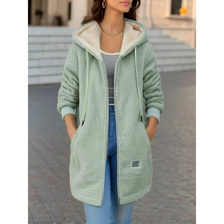 Lieke Women's Breathable Fleece Jacket with Hood for Autumn Comfort