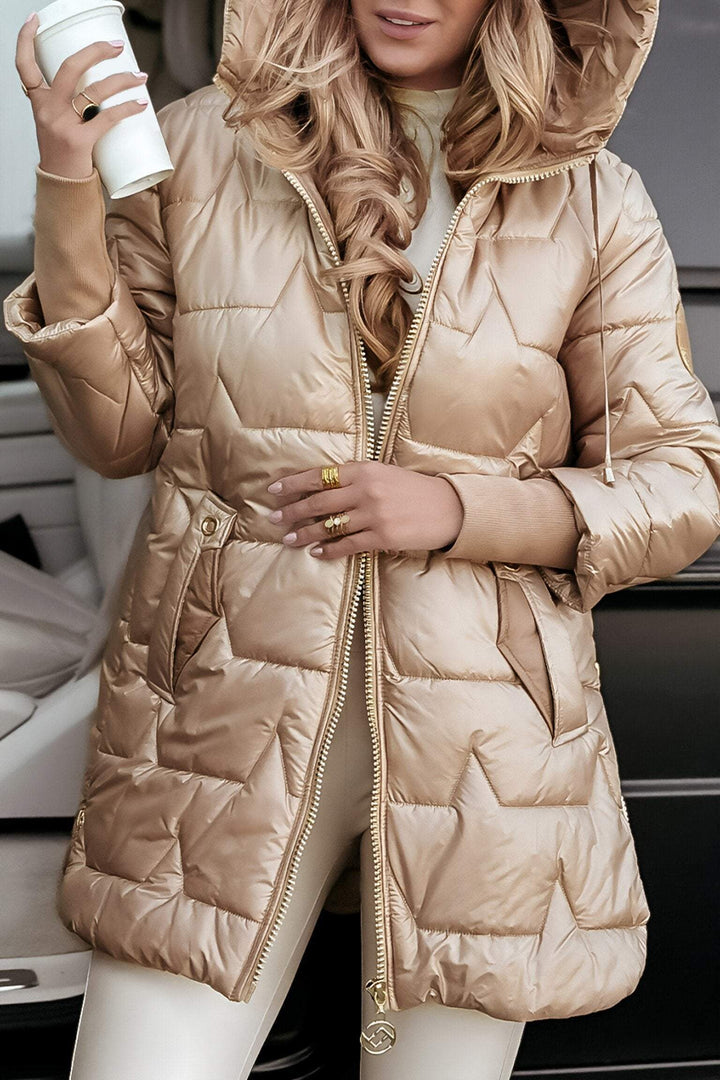 Astrid Autumn Cotton Jacket with Comfort, Warmth & Hood for Fall Season