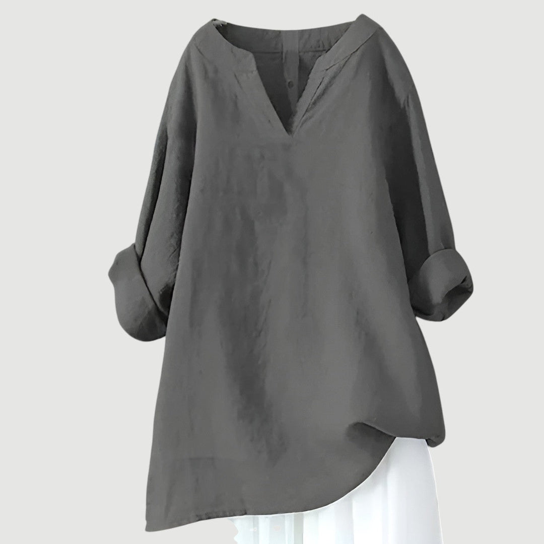 Indra Stylish Loose-Fit Blouse Top with Comfortable Soft Fabric for Summer