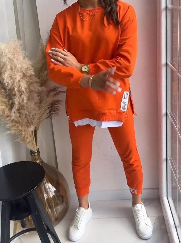 Donna Comfortable Loungewear Set for Autumn and Summer
