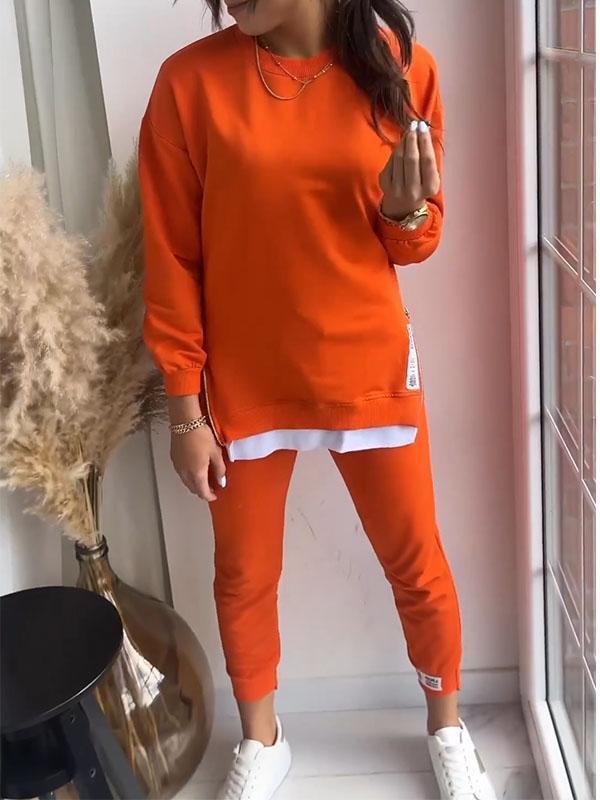 Donna Comfortable Loungewear Set for Autumn and Summer