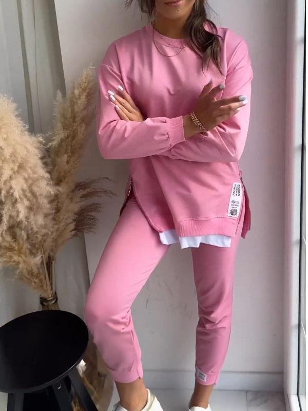 Donna Comfortable Loungewear Set for Autumn and Summer