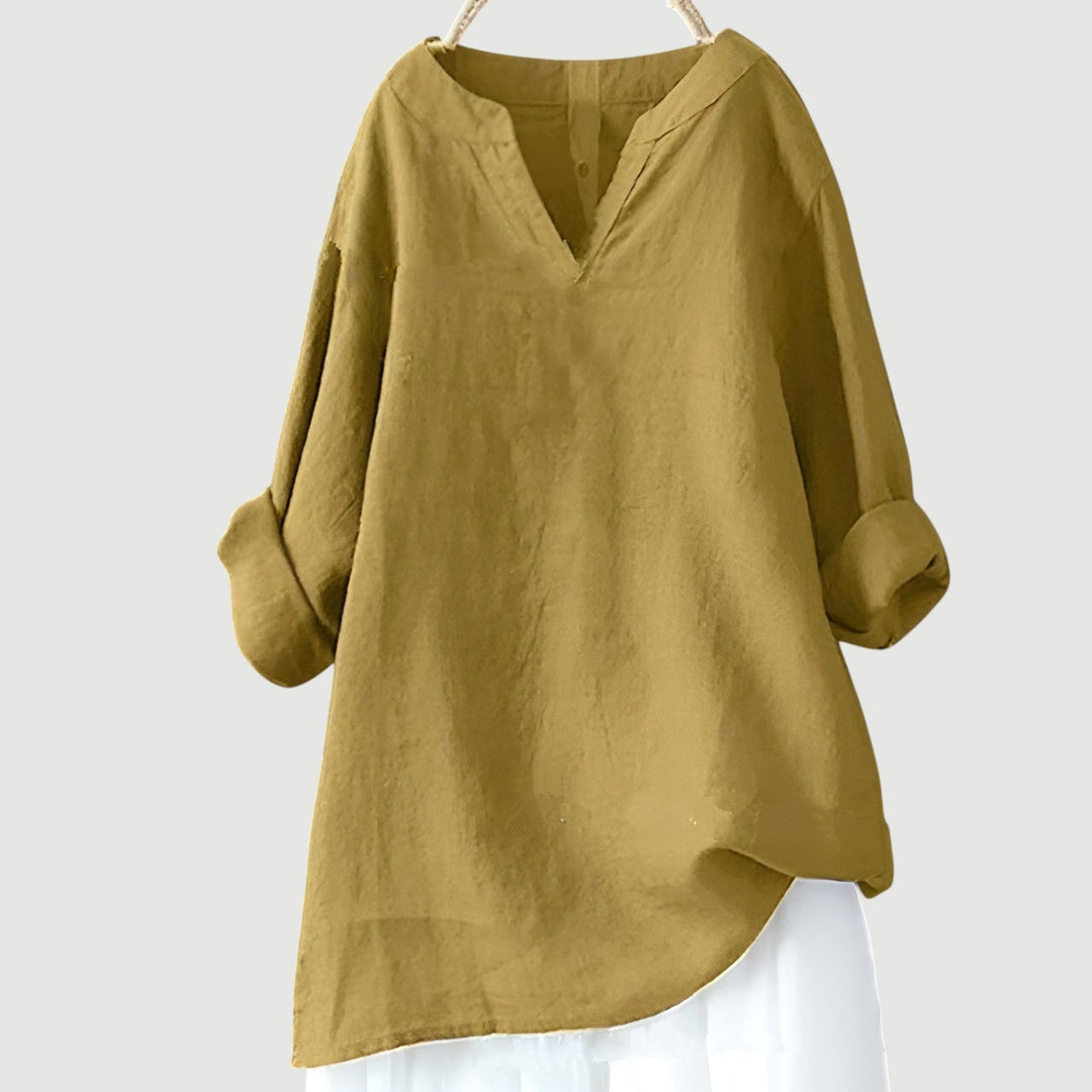 Indra Stylish Loose-Fit Blouse Top with Comfortable Soft Fabric for Summer