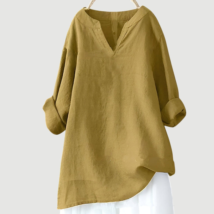 Indra Stylish Loose-Fit Blouse Top with Comfortable Soft Fabric for Summer
