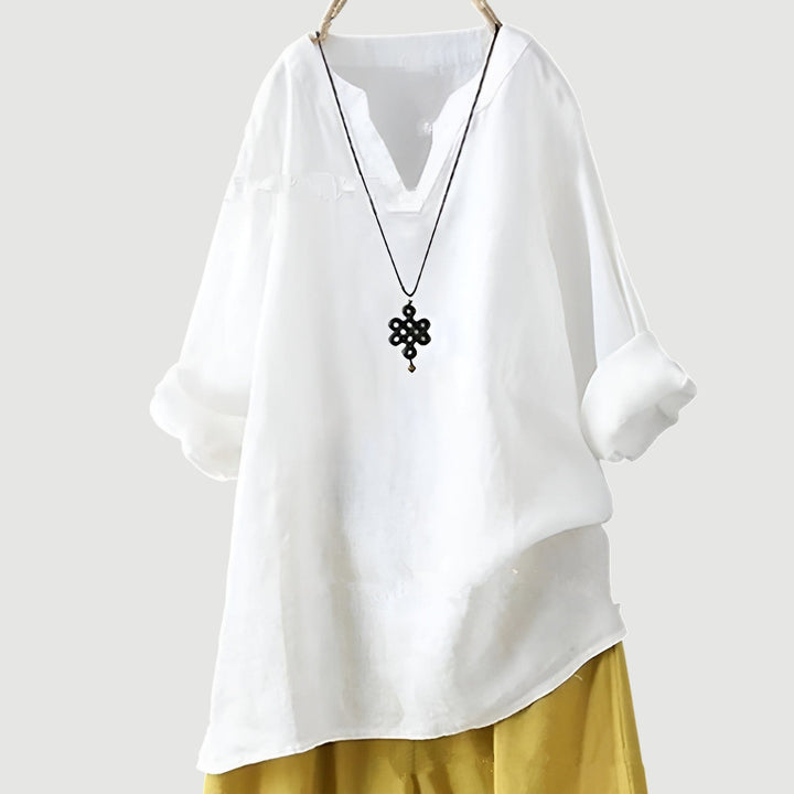 Indra Stylish Loose-Fit Blouse Top with Comfortable Soft Fabric for Summer