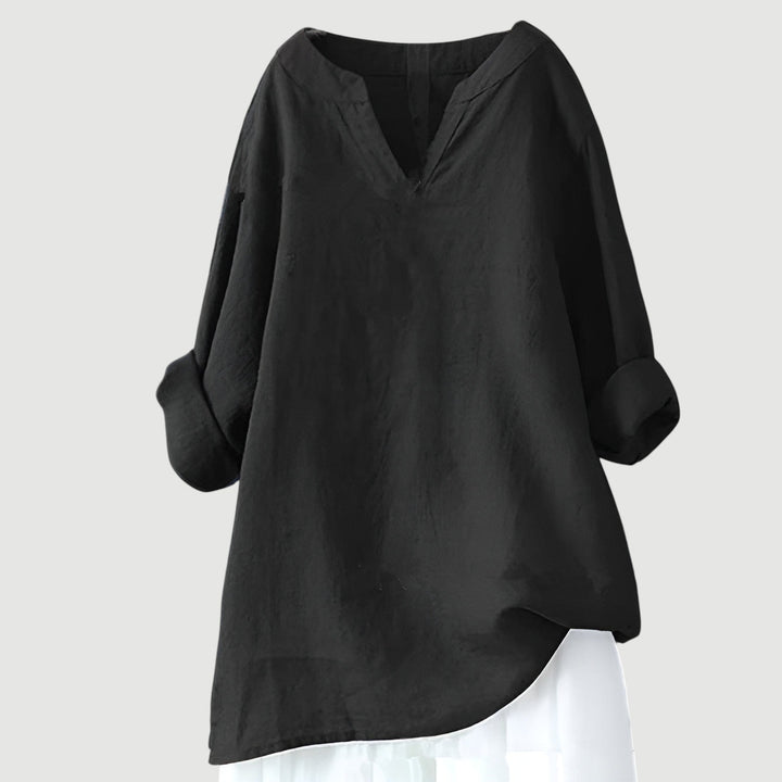 Indra Stylish Loose-Fit Blouse Top with Comfortable Soft Fabric for Summer