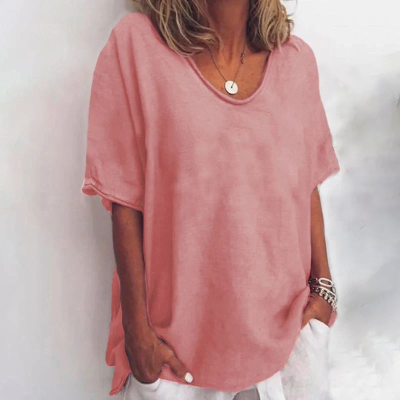 Kathleen Comfortable Loose Blouse Lightweight Fabric for Summer and Autumn