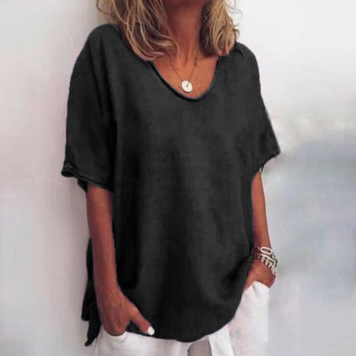Camila Stylish Loose-Fit Casual Top for Summer and Autumn Comfort