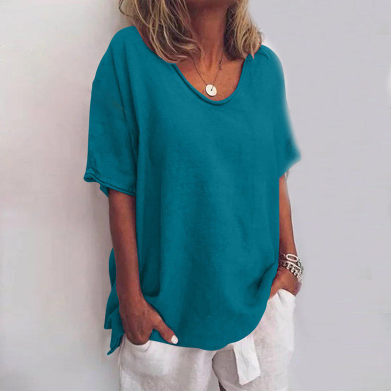 Kathleen Comfortable Loose Blouse Lightweight Fabric for Summer and Autumn