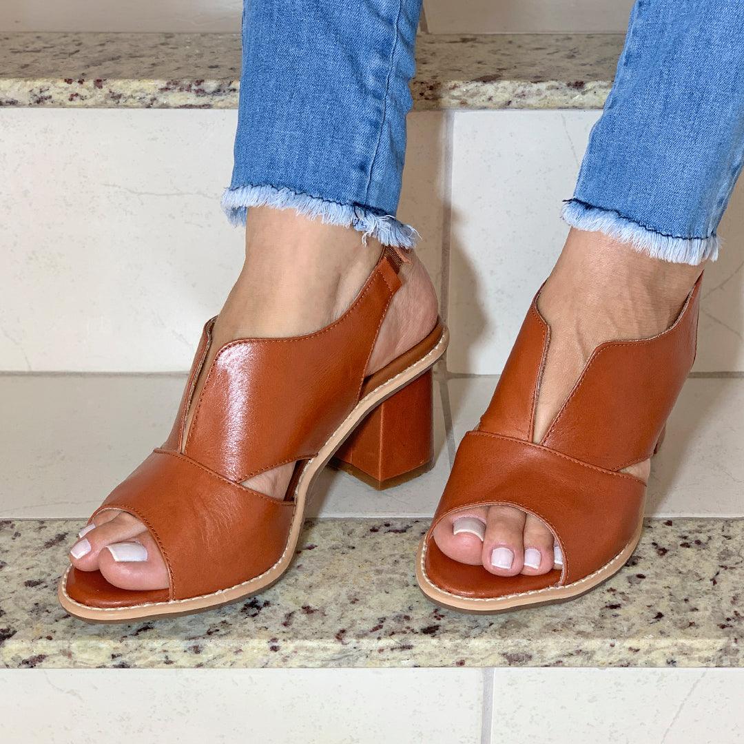 Nicole Stylish Summer and Autumn Mid-Heel Sandals
