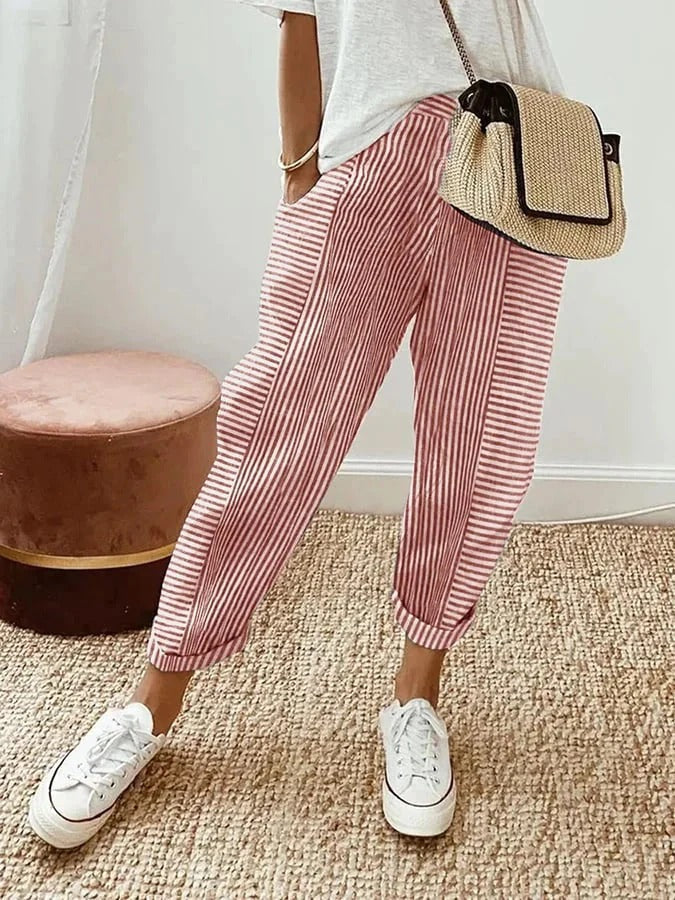 Lola Casual Summer Loose-Fit Breathable Pants for Comfortable Warm-Weather Wear