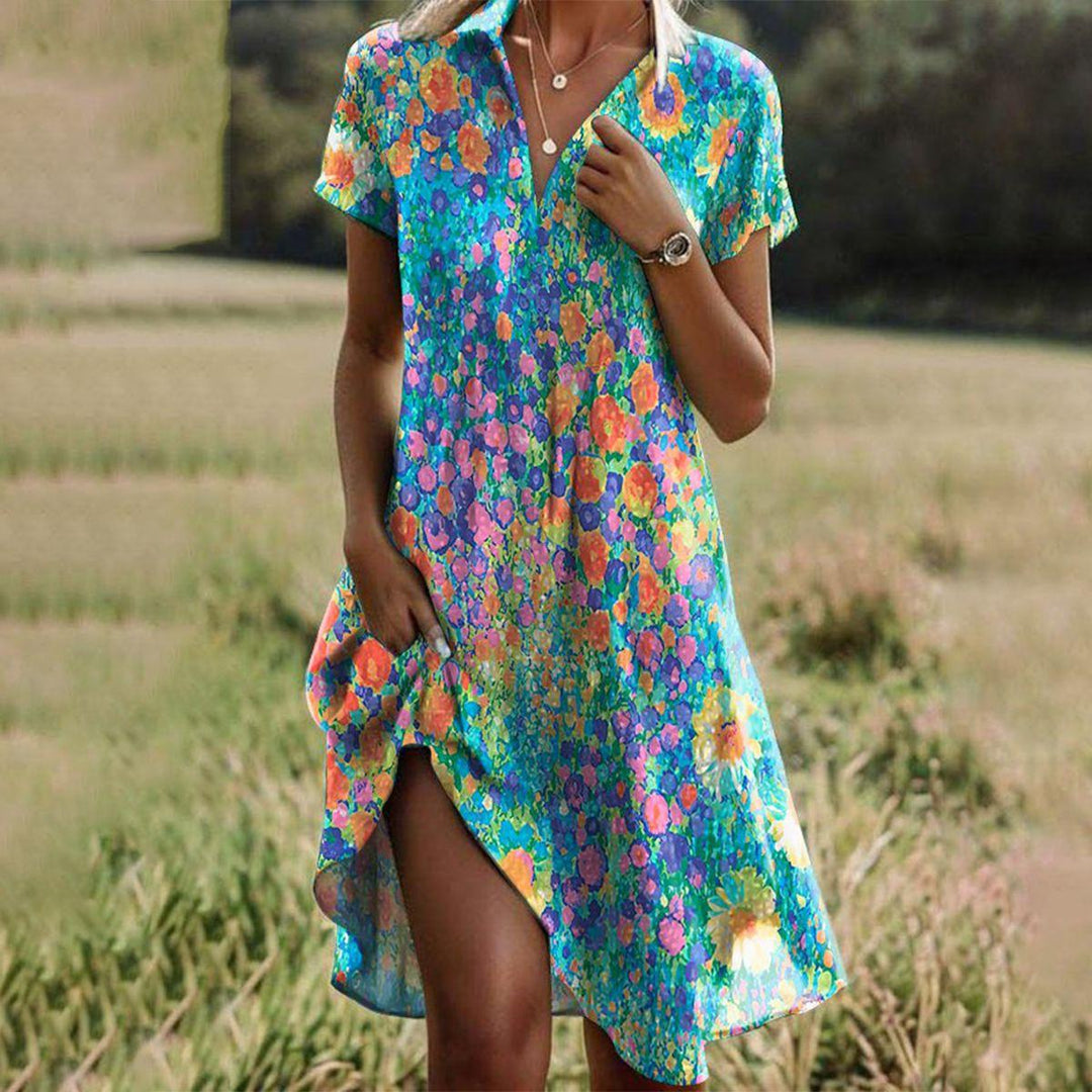 Sienna Boho Chic Lightweight Breathable Summer and Autumn Dress