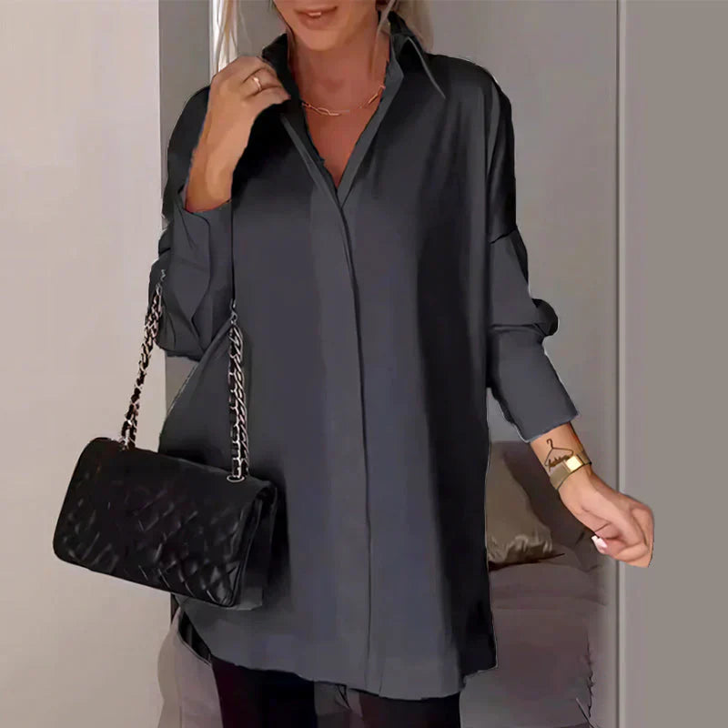 Nicky Stylish Loose-Fit Shirt Comfortable Design for Autumn and Summer