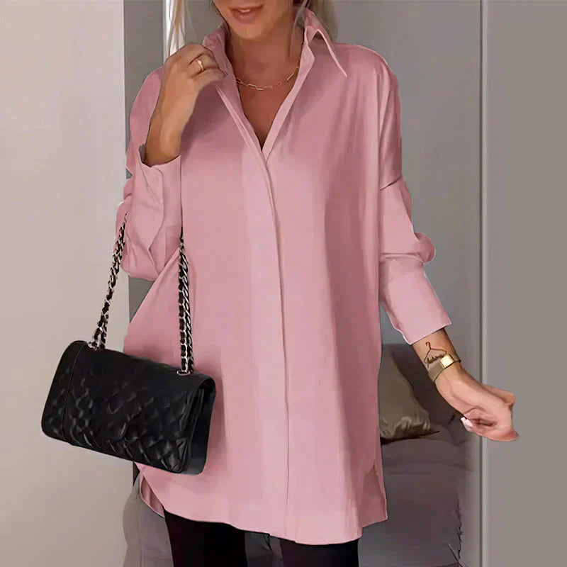 Nicky Stylish Loose-Fit Shirt Comfortable Design for Autumn and Summer